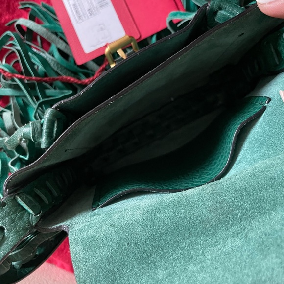 Authentic Green Valentino Tassel Purse - Picture 6 of 7